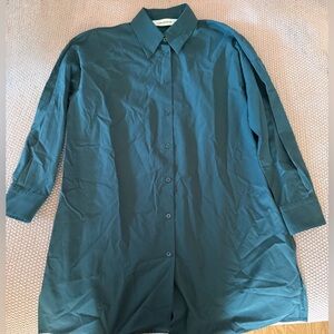 Grammar NYC Button Down shirt Size 8 Sycamore color